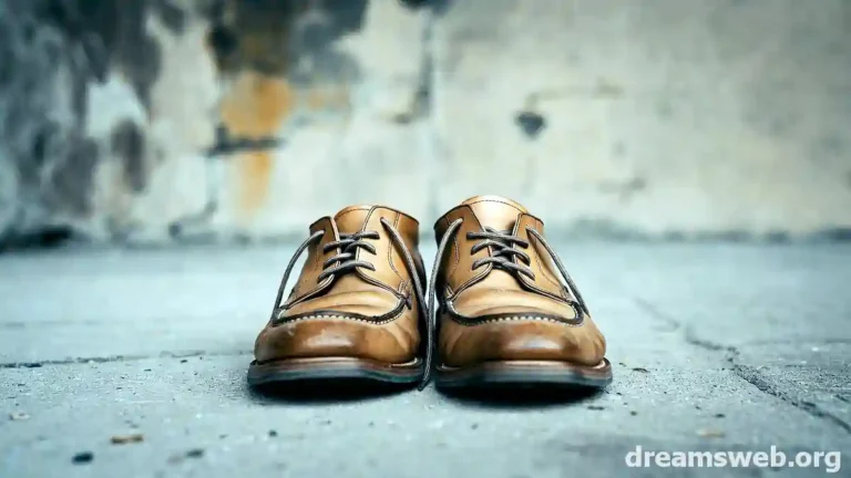 Person standing barefoot in a dark hallway representing the dream about losing your shoes and its symbolic meaning.