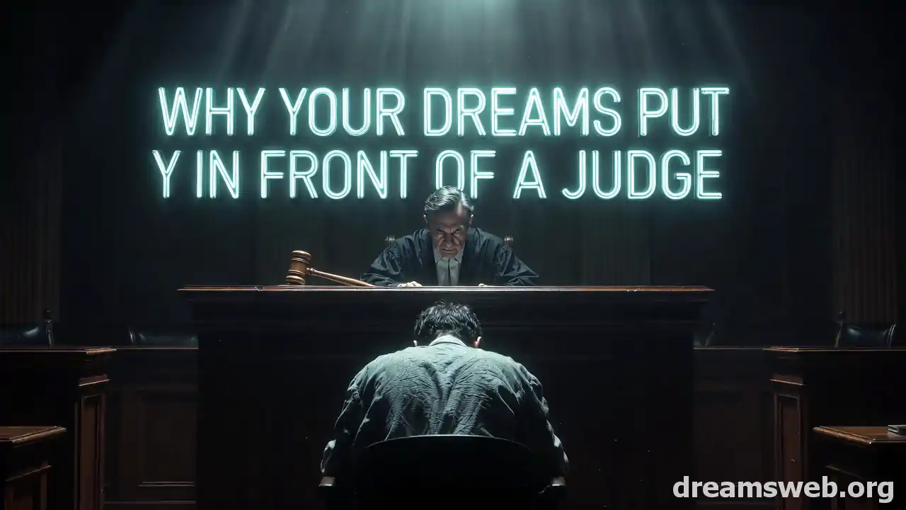 Why Your Dreams Put You in Front of a Judge