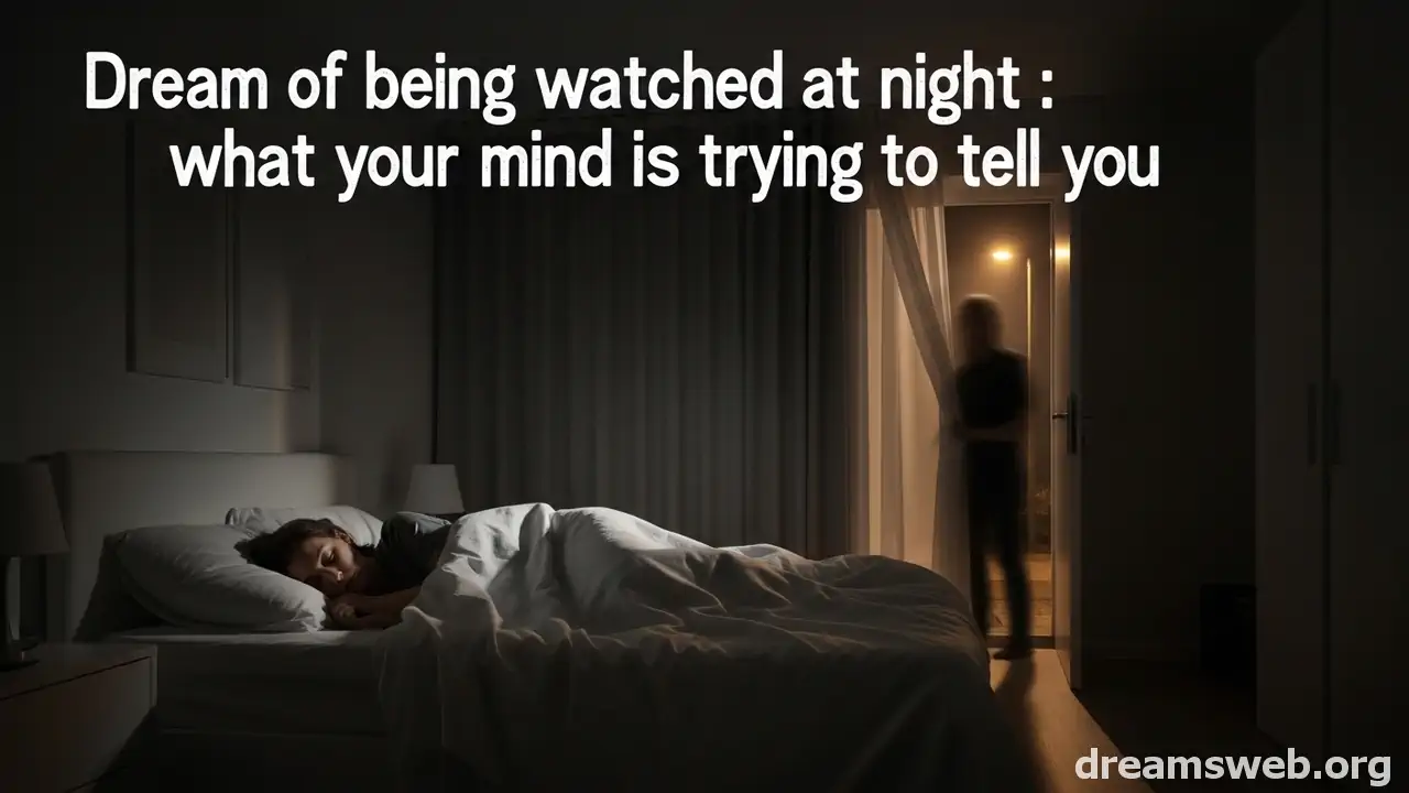 Dream of Being Watched at Night: What Your Mind Is Trying to Tell You