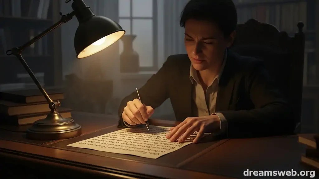 Dreaming of Signing a Document You Cannot Read
