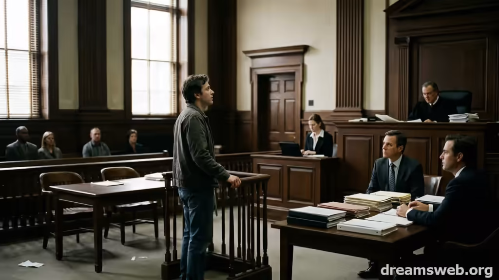 courtroom dream with no lawyer what it reveals