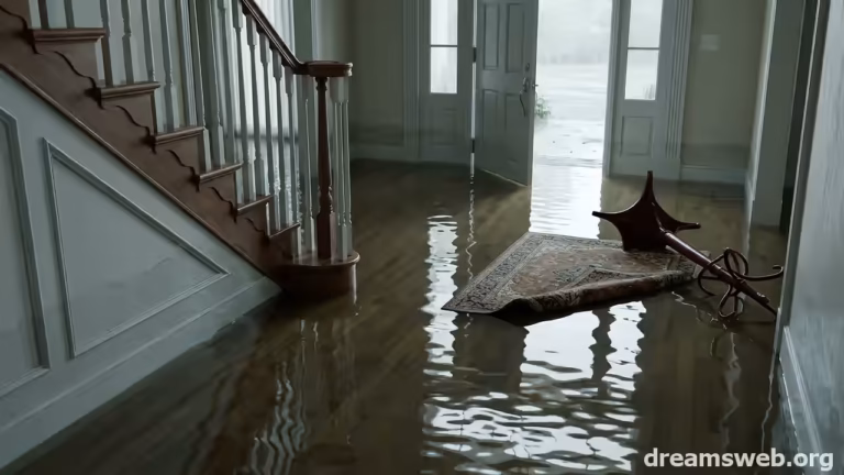 flooded house dream — room by room what it means